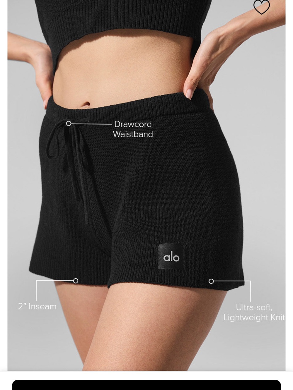 ALO Yoga Supernatural sweater Shorts